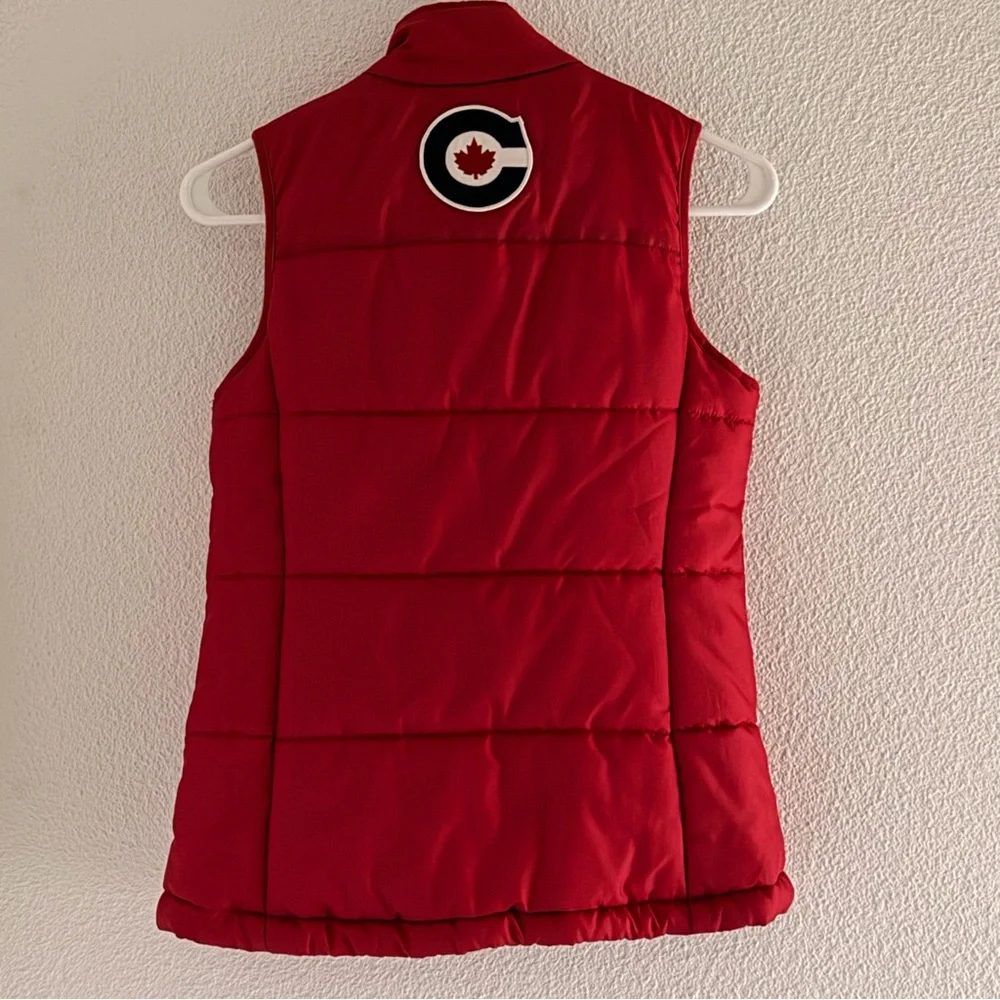 HBC Hudson's Bay Co. Girls' 10 - 12‎ Red TEAM CANADA Olympics Puffer Vest